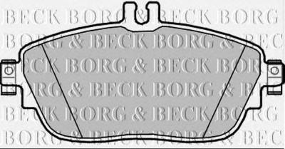 BORG & BECK bbp2344 -  Комплект тормозных колодок, дисковый тормоз